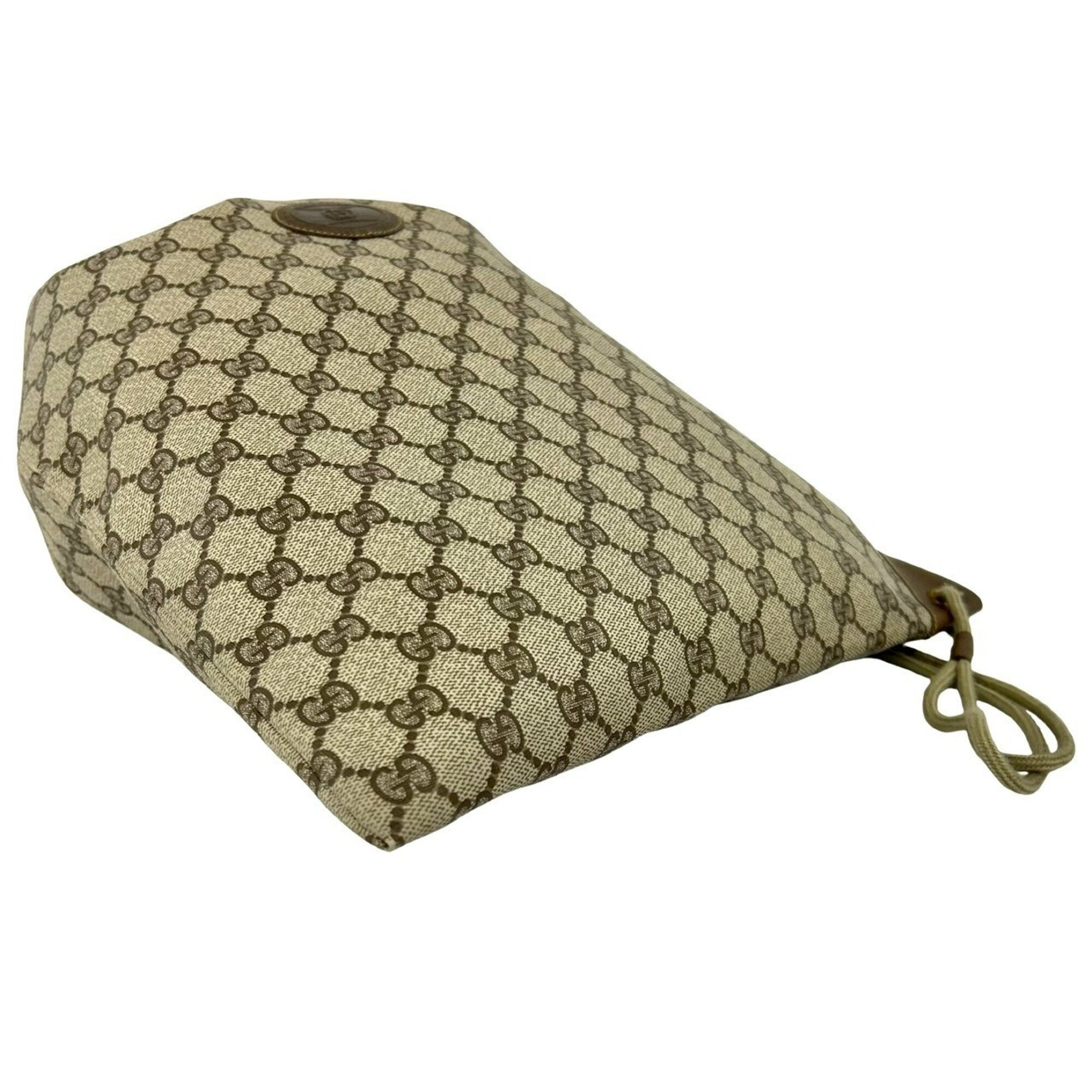 Gucci Brown Pvc Leather Handbag Shoulder Bag (Pre-Owned)