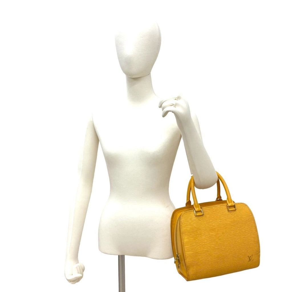 Louis Vuitton Yellow Epi Leather Handbag