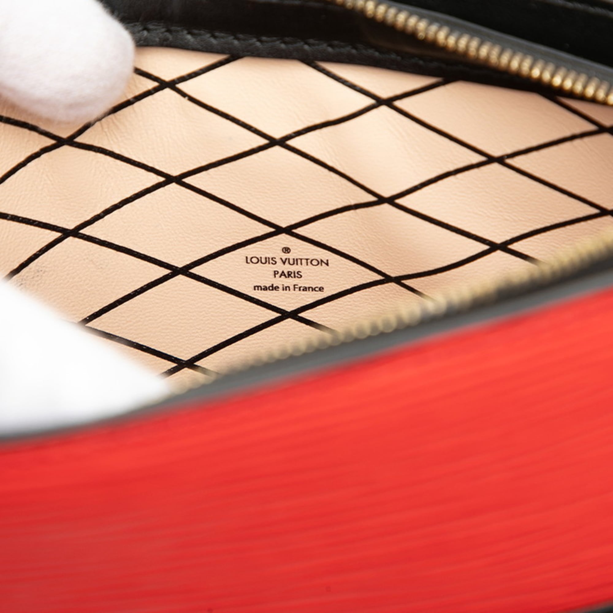 Louis Vuitton Black Rouge Leather Shoulder Bag