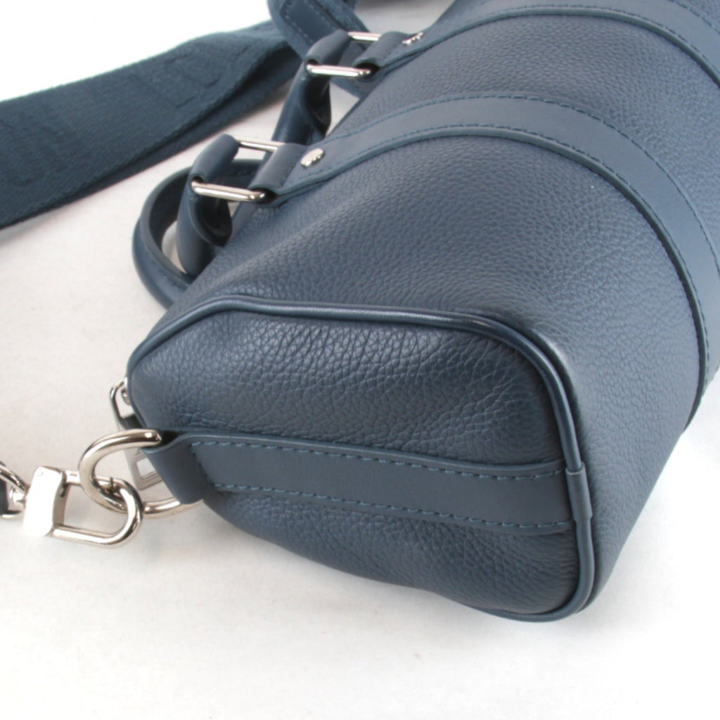 Louis Vuitton Blue Leather Handbag Shoulder Bag