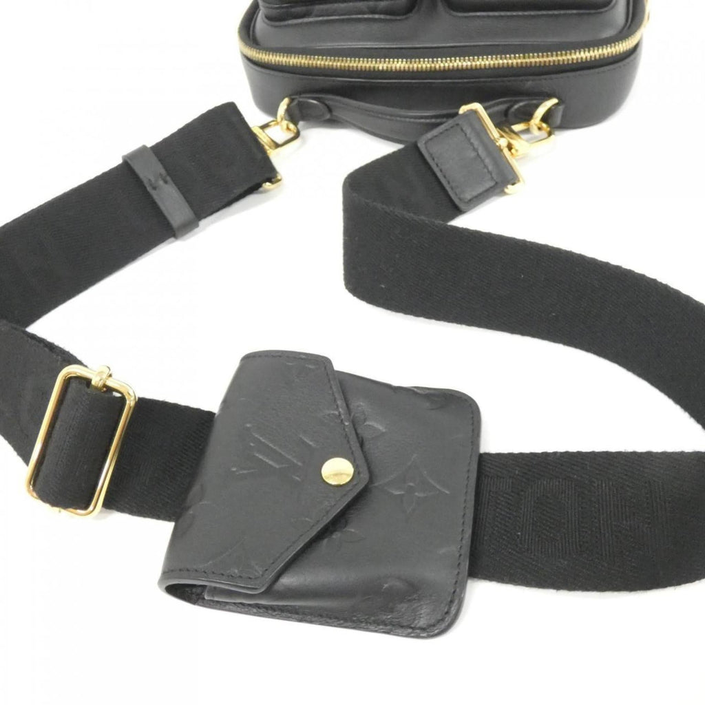Louis Vuitton Black Leather Shoulder Bag