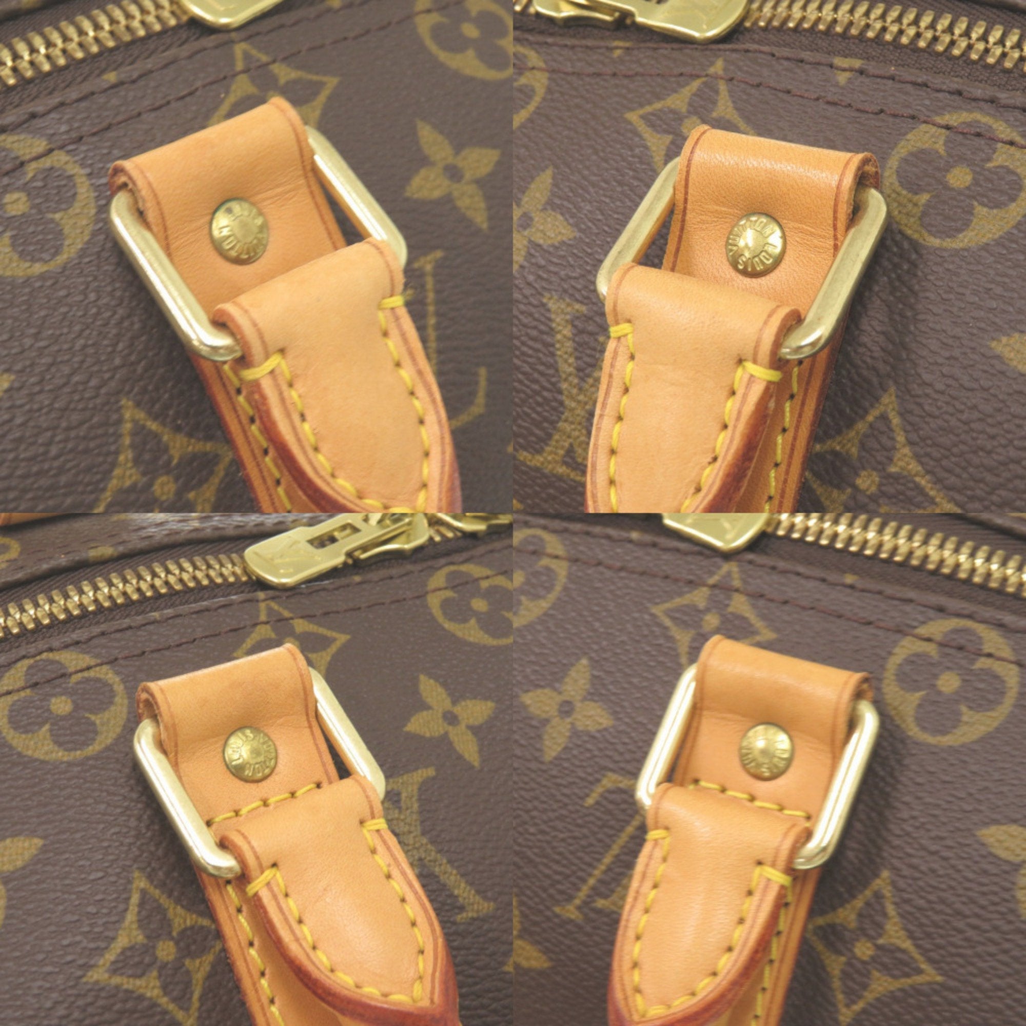 Louis Vuitton Brown Monogram Canvas Boston Bag