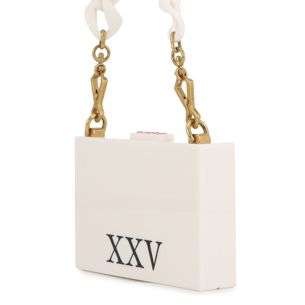Gucci White Plastic Handbag Shoulder Bag (Pre-Owned)