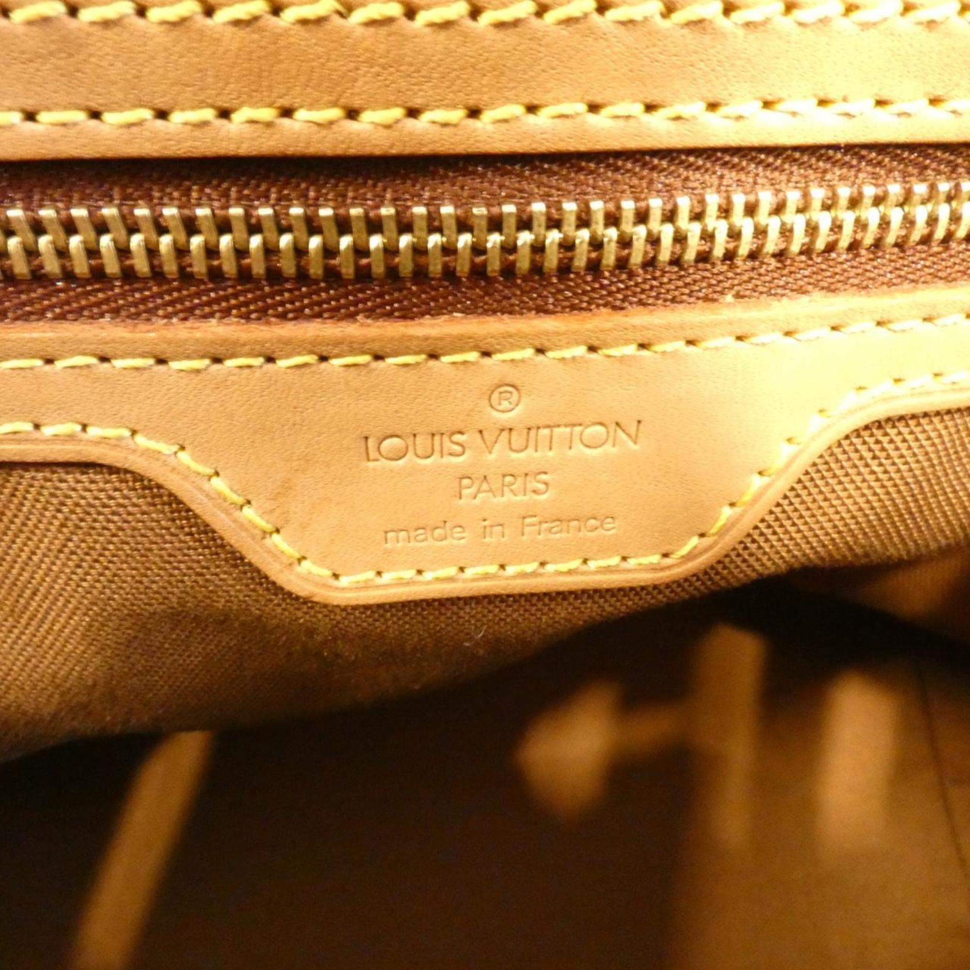 Louis Vuitton Marron Coated Canvas Handbag