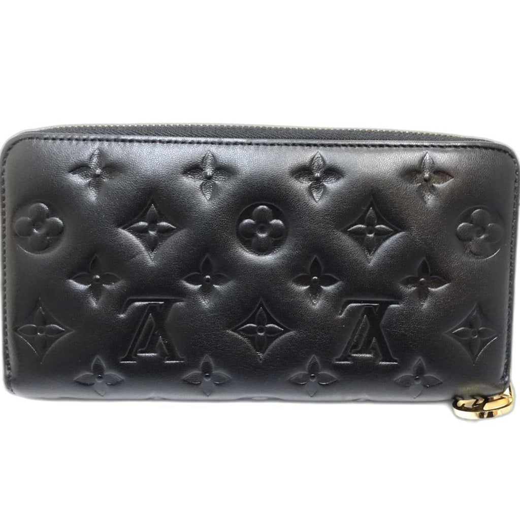 Louis Vuitton Noir Leather Long Wallet