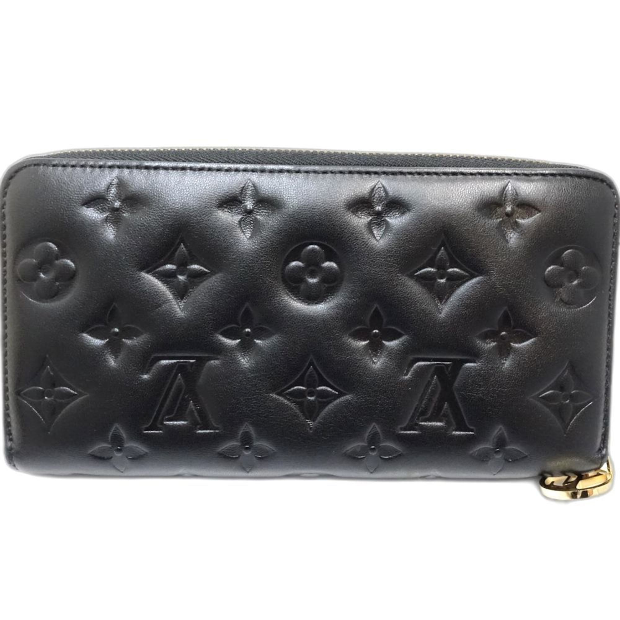 Louis Vuitton Noir Leather Long Wallet