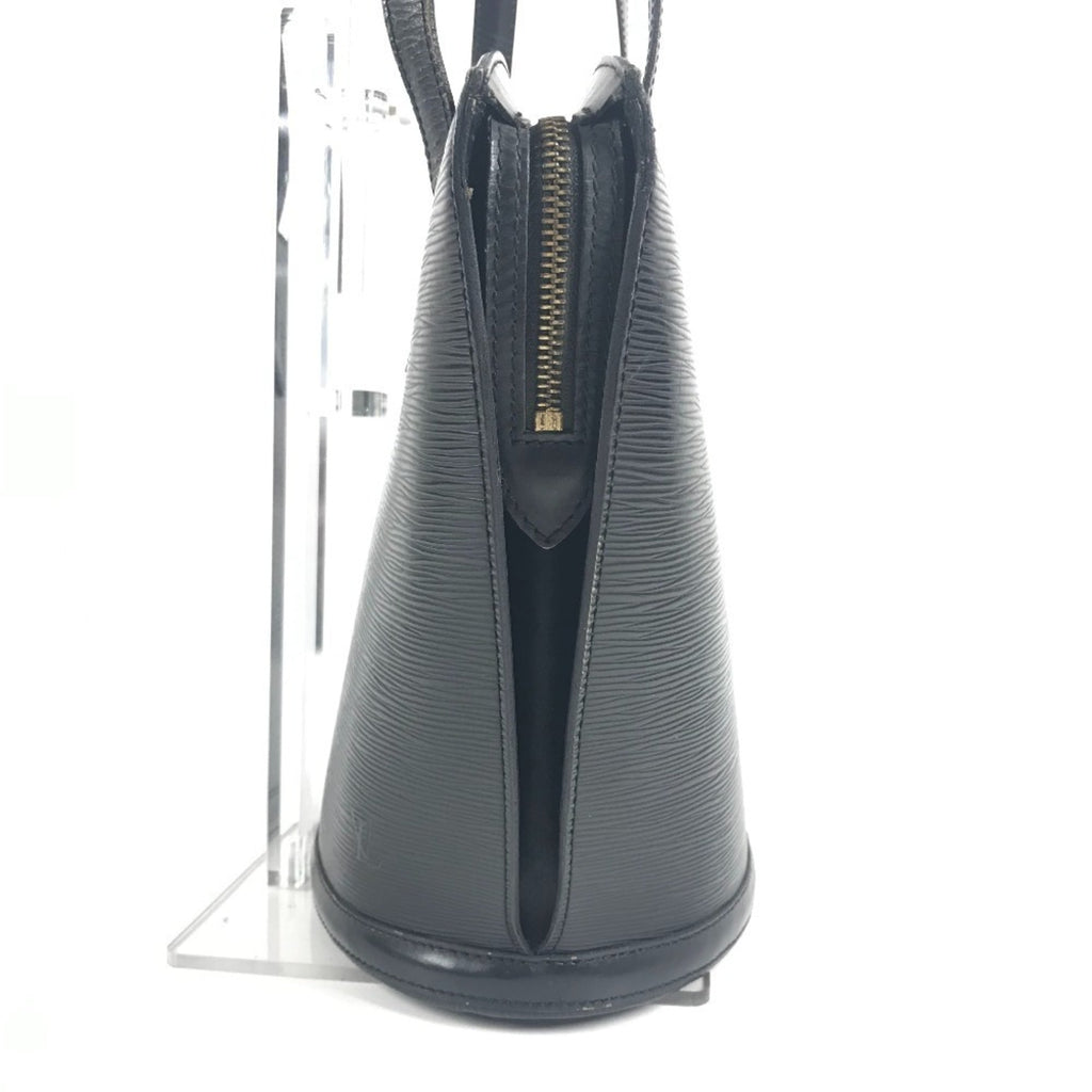 Louis Vuitton Black Noir Epi Leather Shoulder Bag Tote Bag