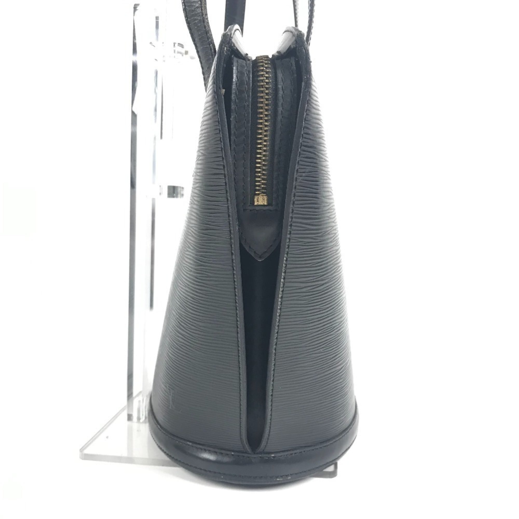 Louis Vuitton Black Noir Epi Leather Shoulder Bag Tote Bag