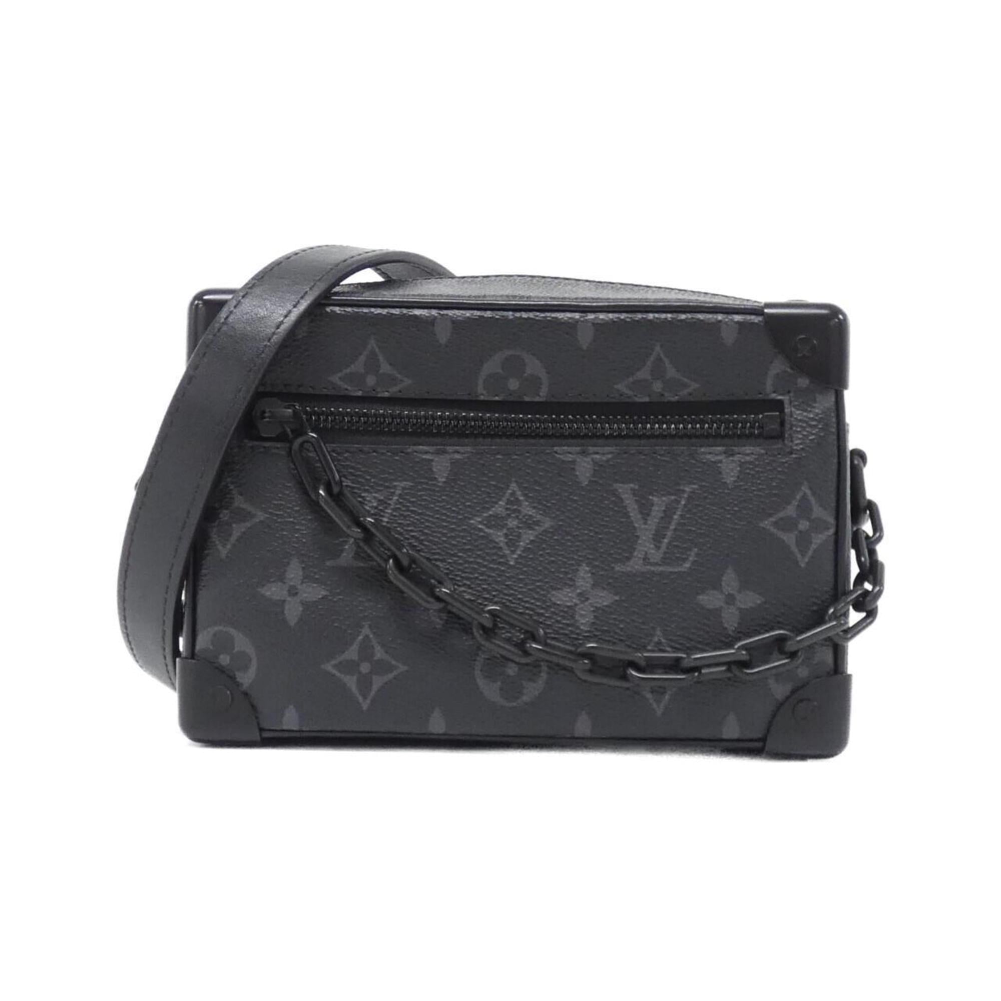 Louis Vuitton Black Coated Canvas Shoulder Bag