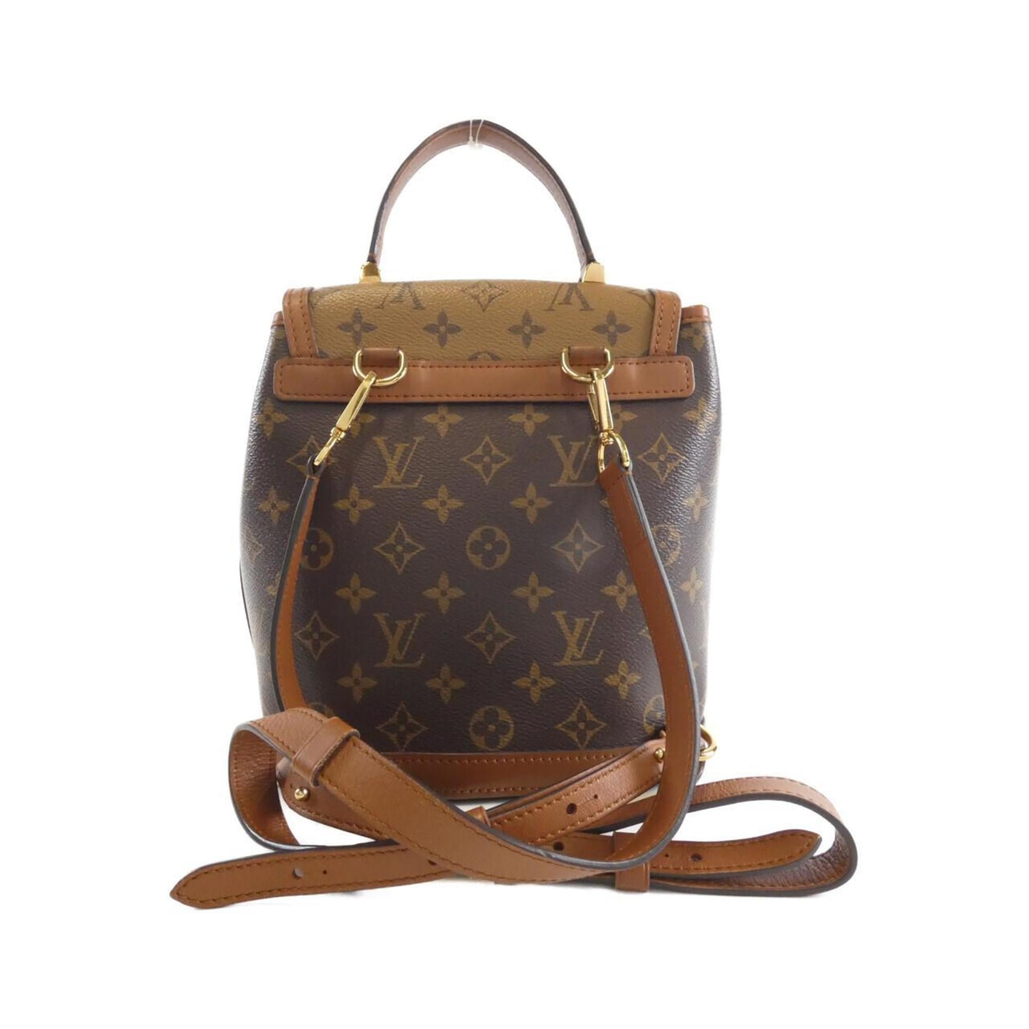 Louis Vuitton Brown Coated Canvas Backpack