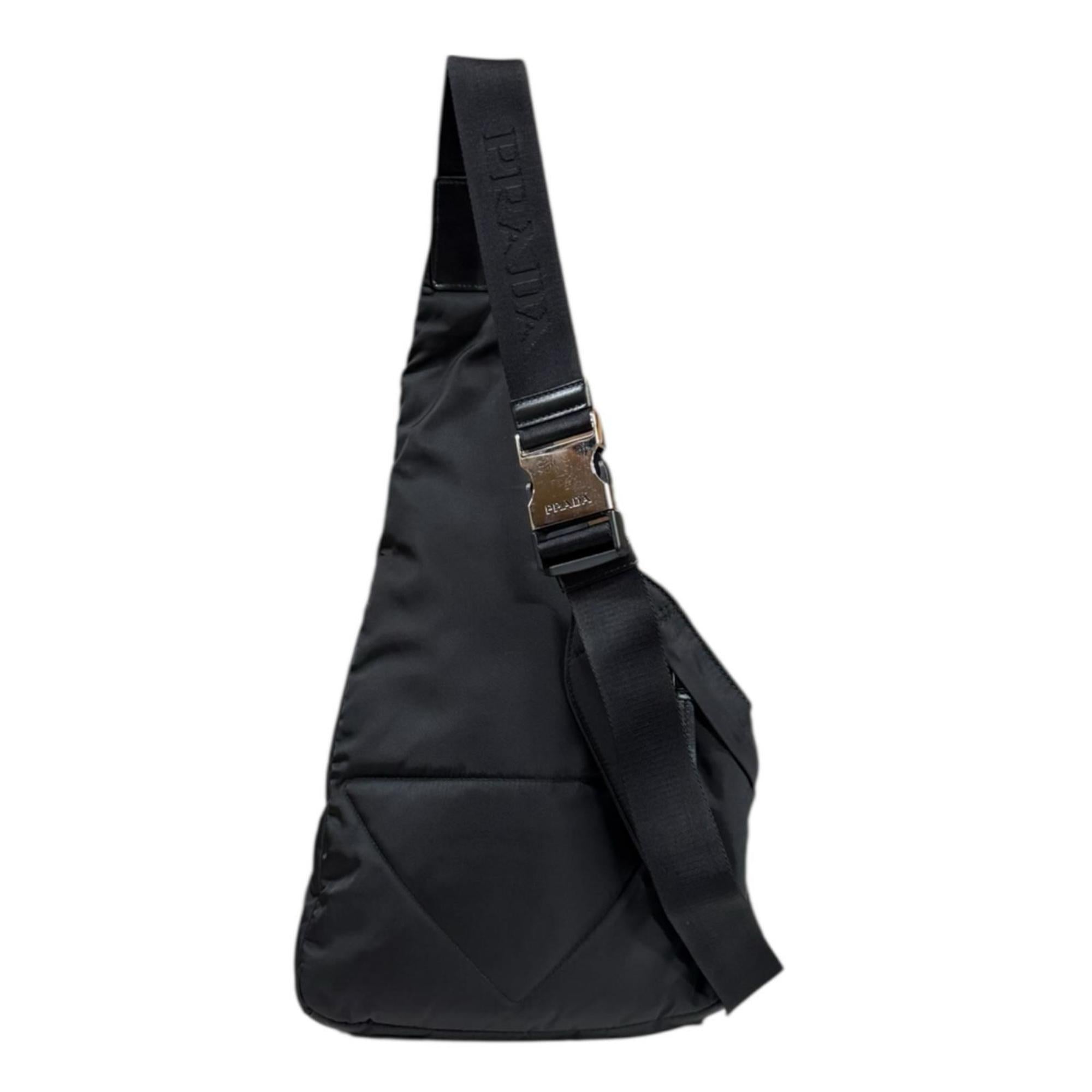 Prada Black Nylon Shoulder Bag Sling Bag