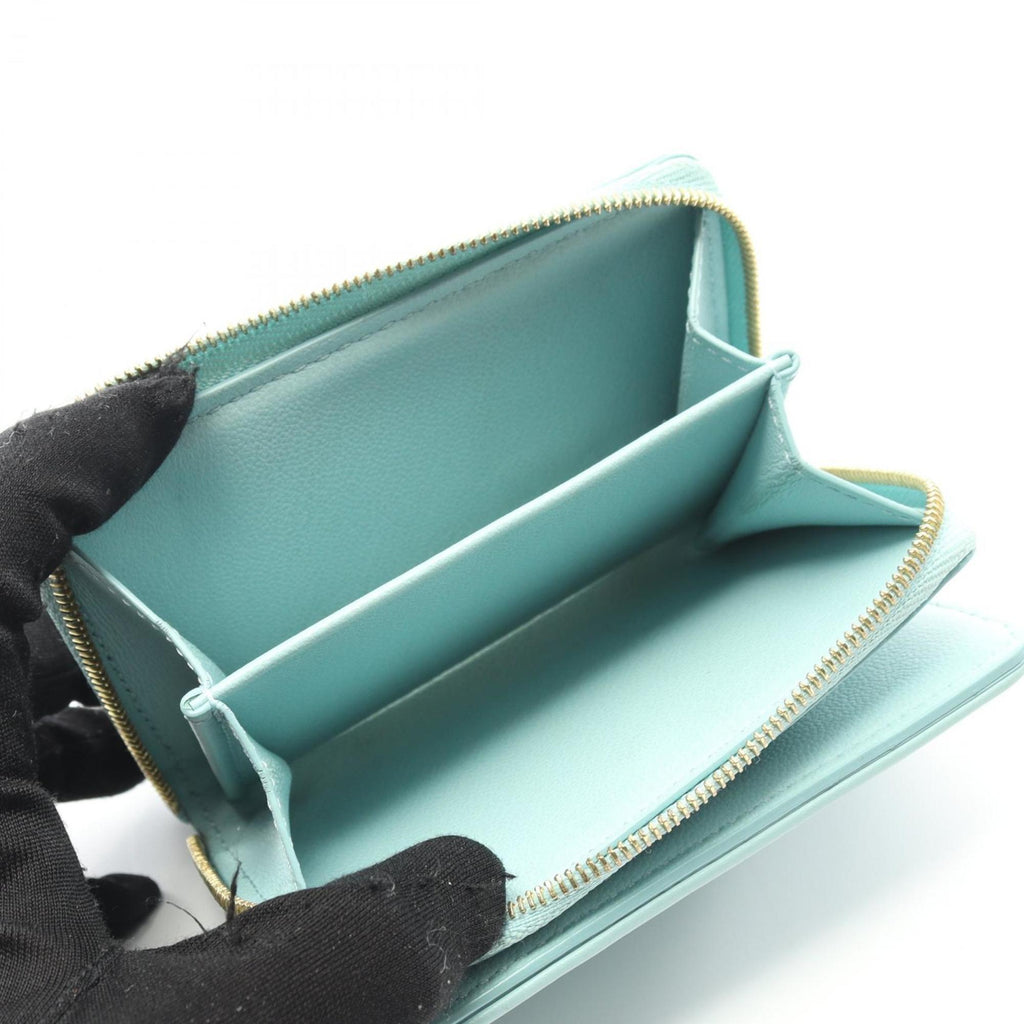 Louis Vuitton Blue Leather Wallet