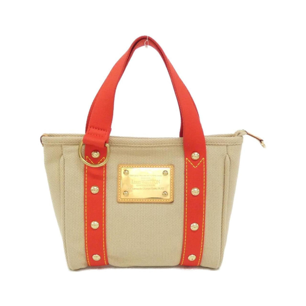 Louis Vuitton Beige Canvas Handbag