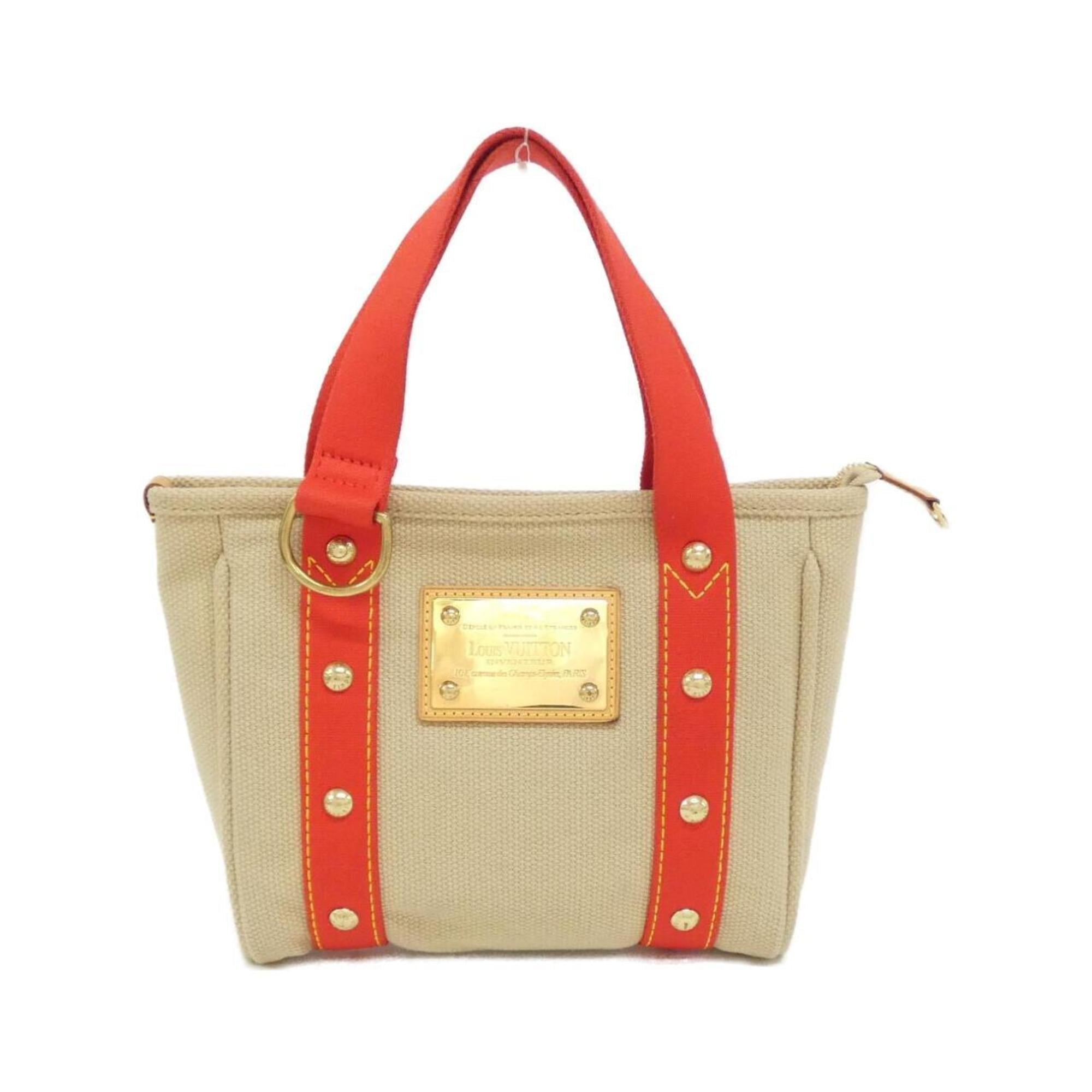 Louis Vuitton Beige Canvas Handbag
