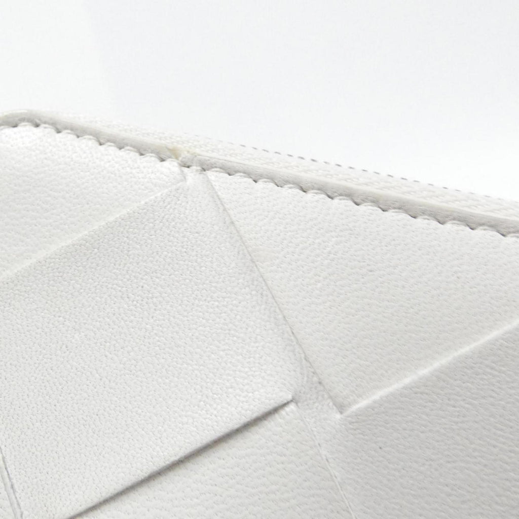 Bottega Veneta White Leather Wallet (Bi-Fold)