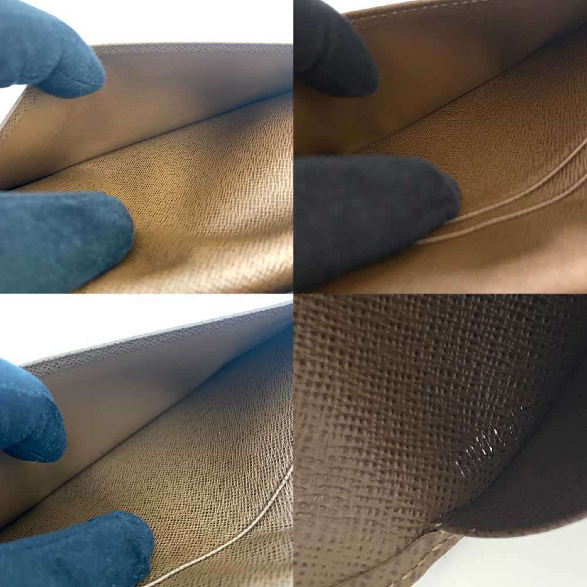 Louis Vuitton Taiga Brown Taiga Leather Wallet