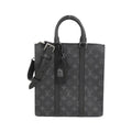 Louis Vuitton Black Coated Canvas Handbag