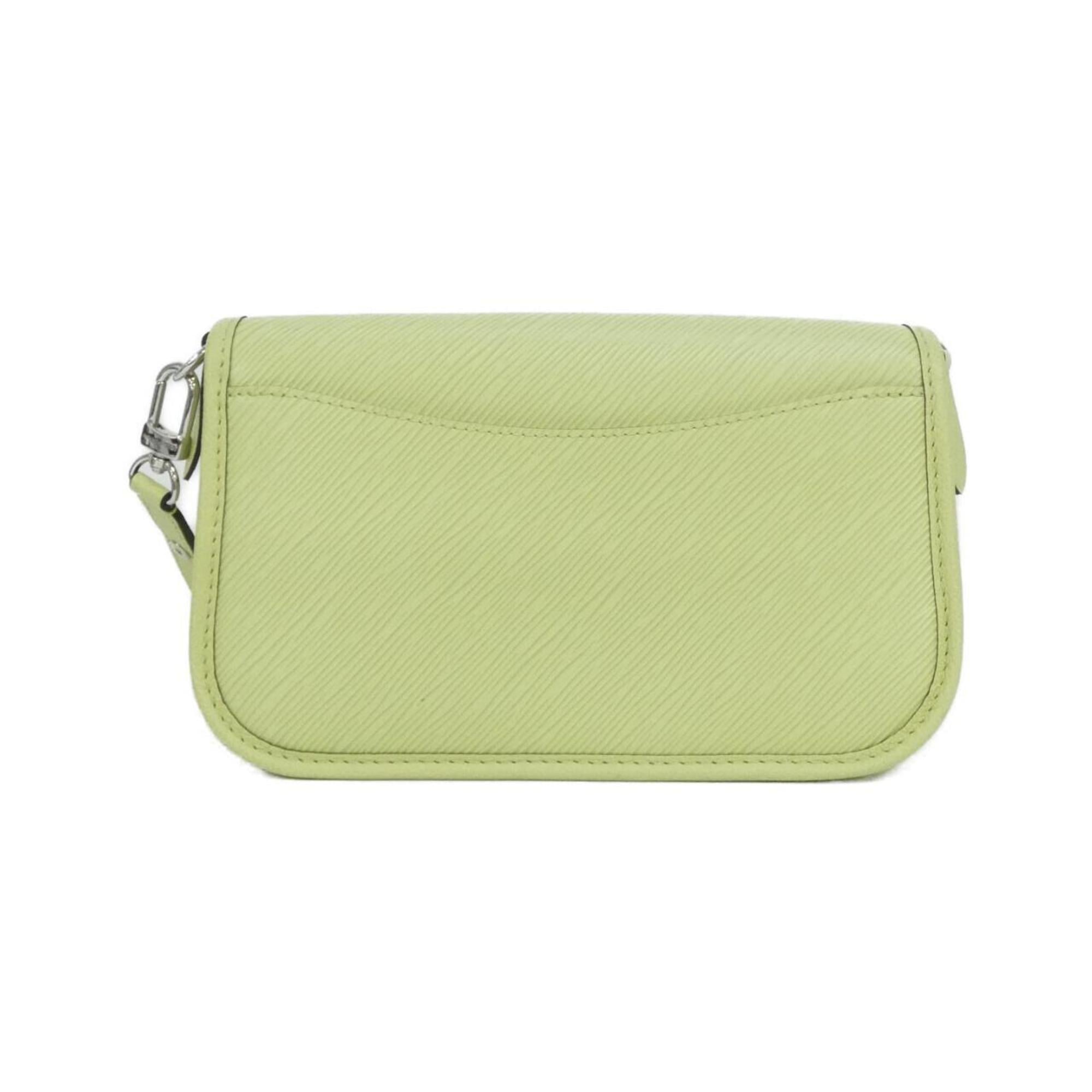 Louis Vuitton Green Leather Shoulder Bag