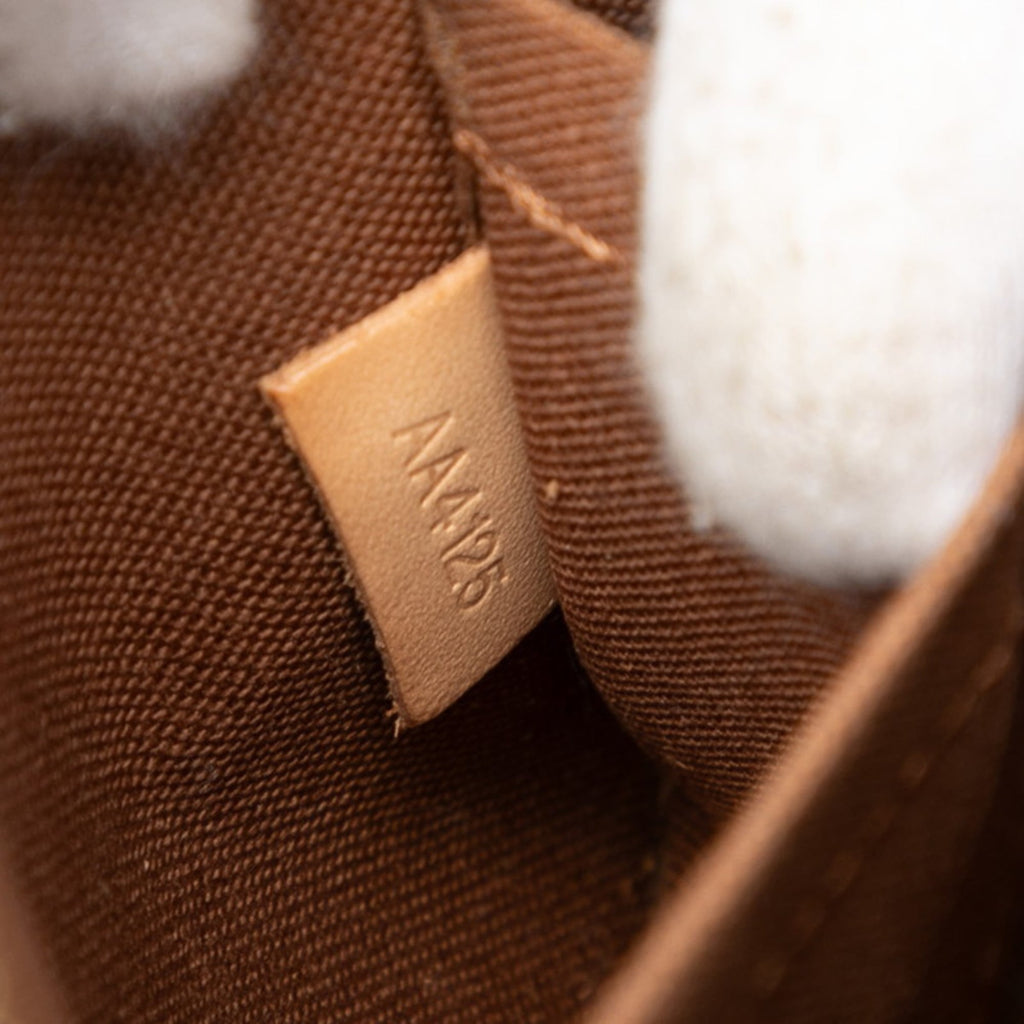 Louis Vuitton Brown Pvc Leather Handbag Shoulder Bag