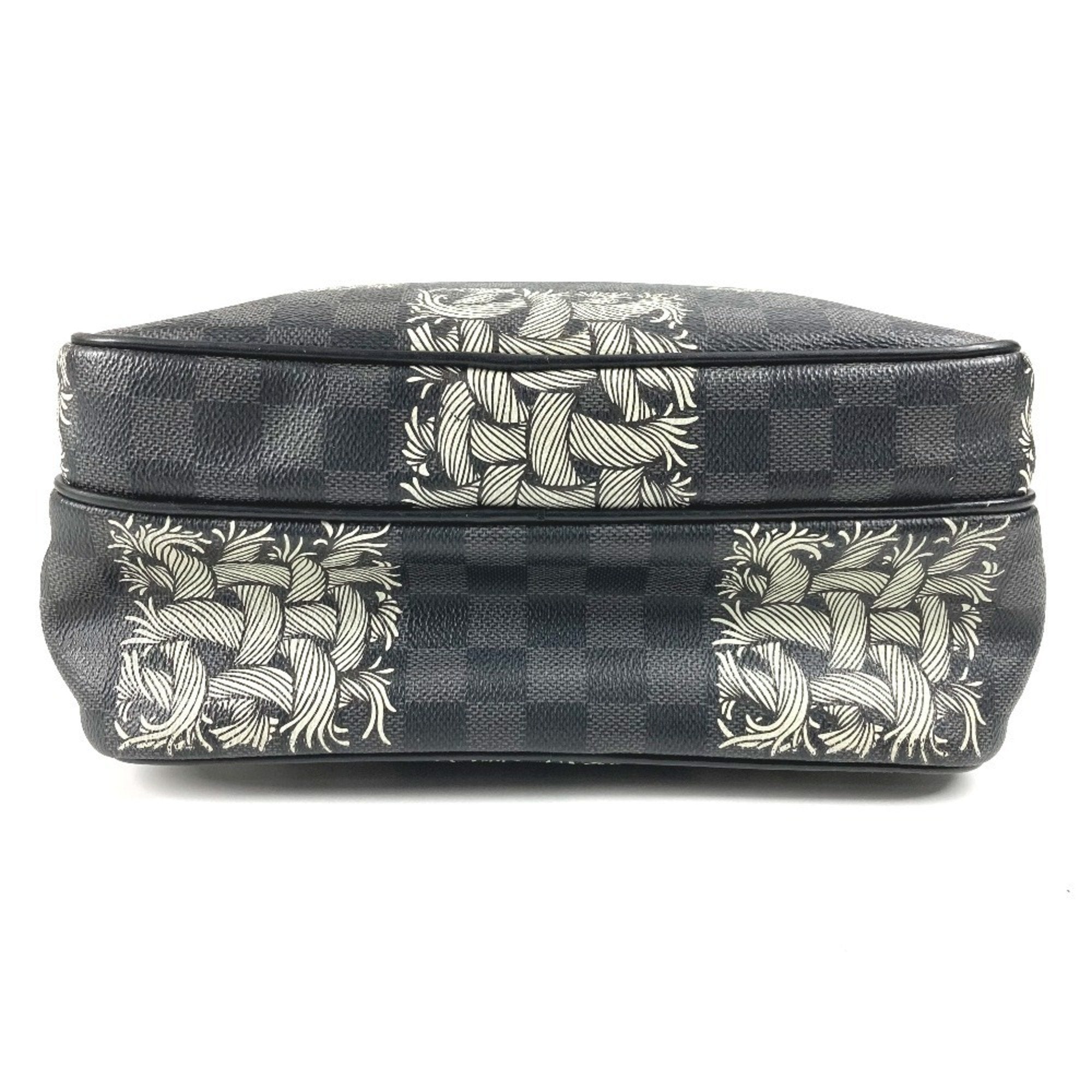 Louis Vuitton Black Damier Graphite Shoulder Bag