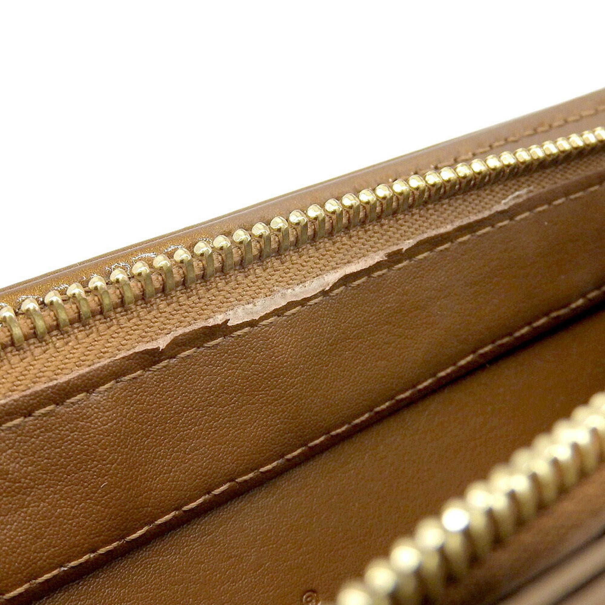 Louis Vuitton Bronze Leather Shoulder Bag Tote Bag