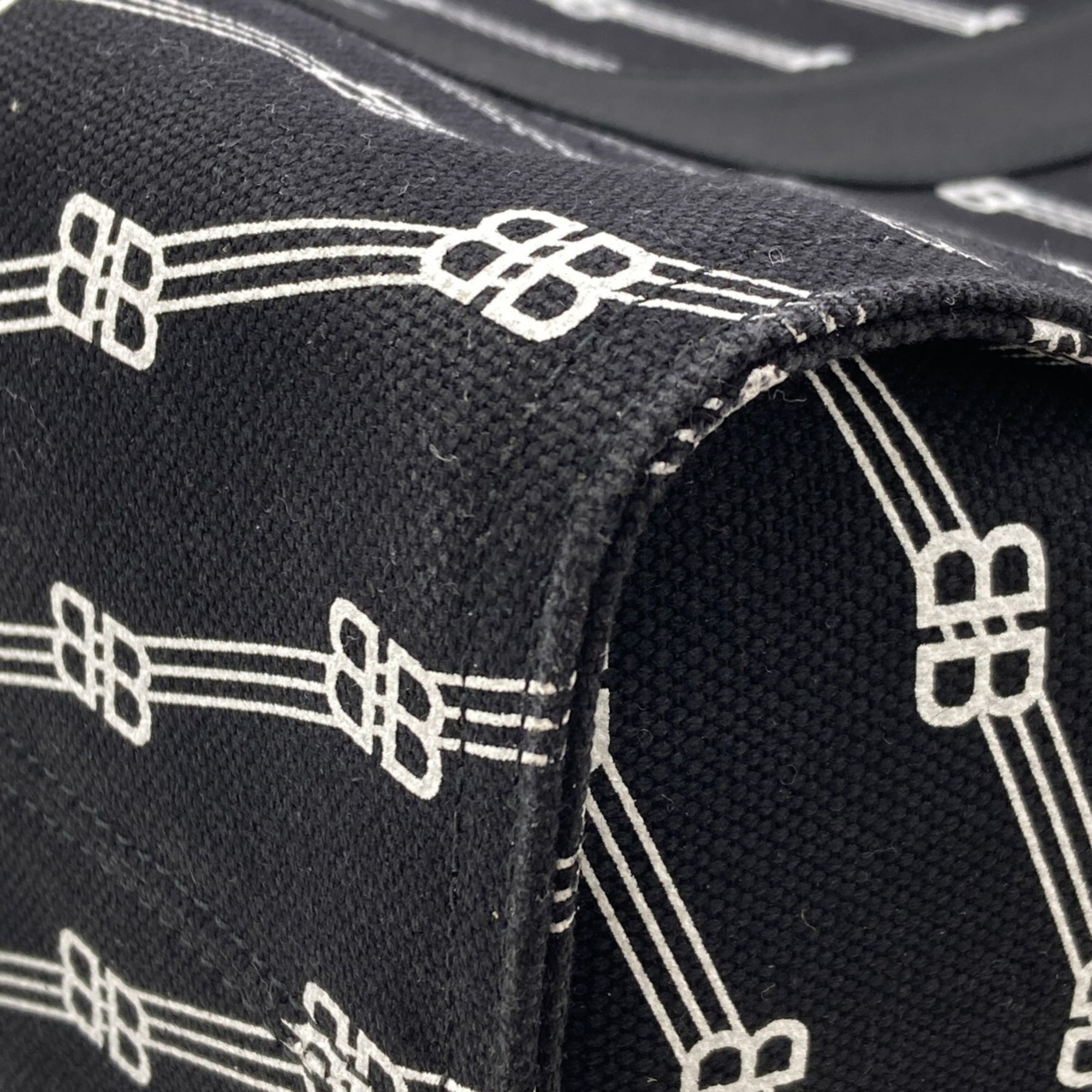 Balenciaga Black Canvas Tote