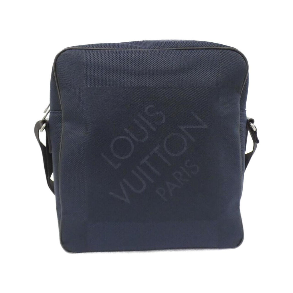 Louis Vuitton Blue Silver Canvas Shoulder Bag