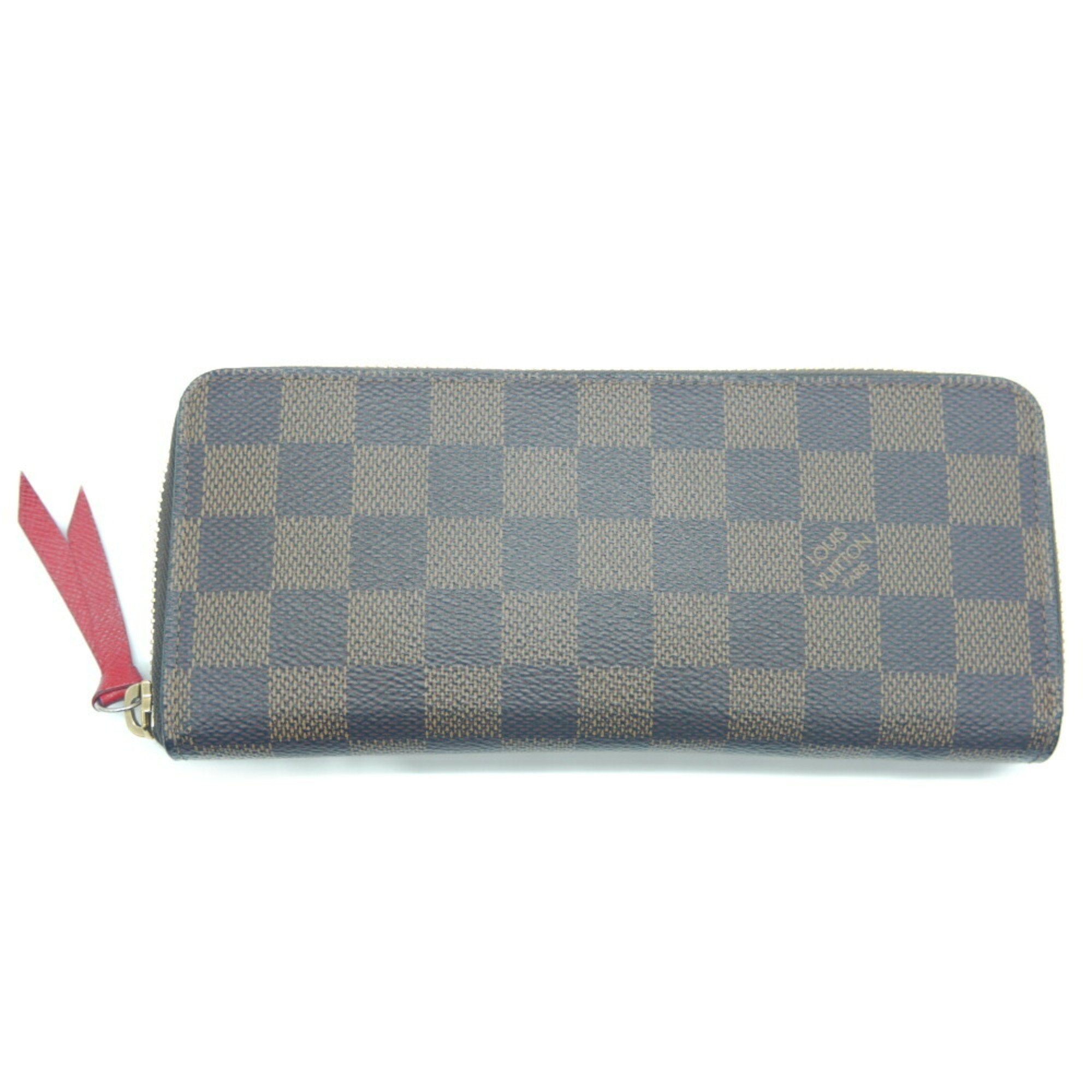 Louis Vuitton Brown Cerise Damier Canvas Long Wallet
