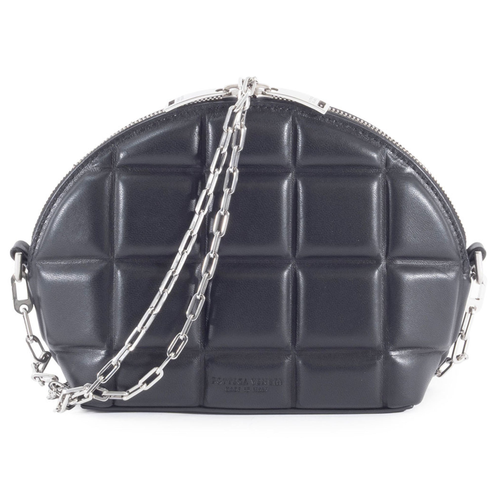 Bottega Veneta Black Leather Shoulder Bag