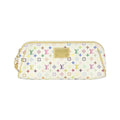 Louis Vuitton White Coated Canvas Pouch