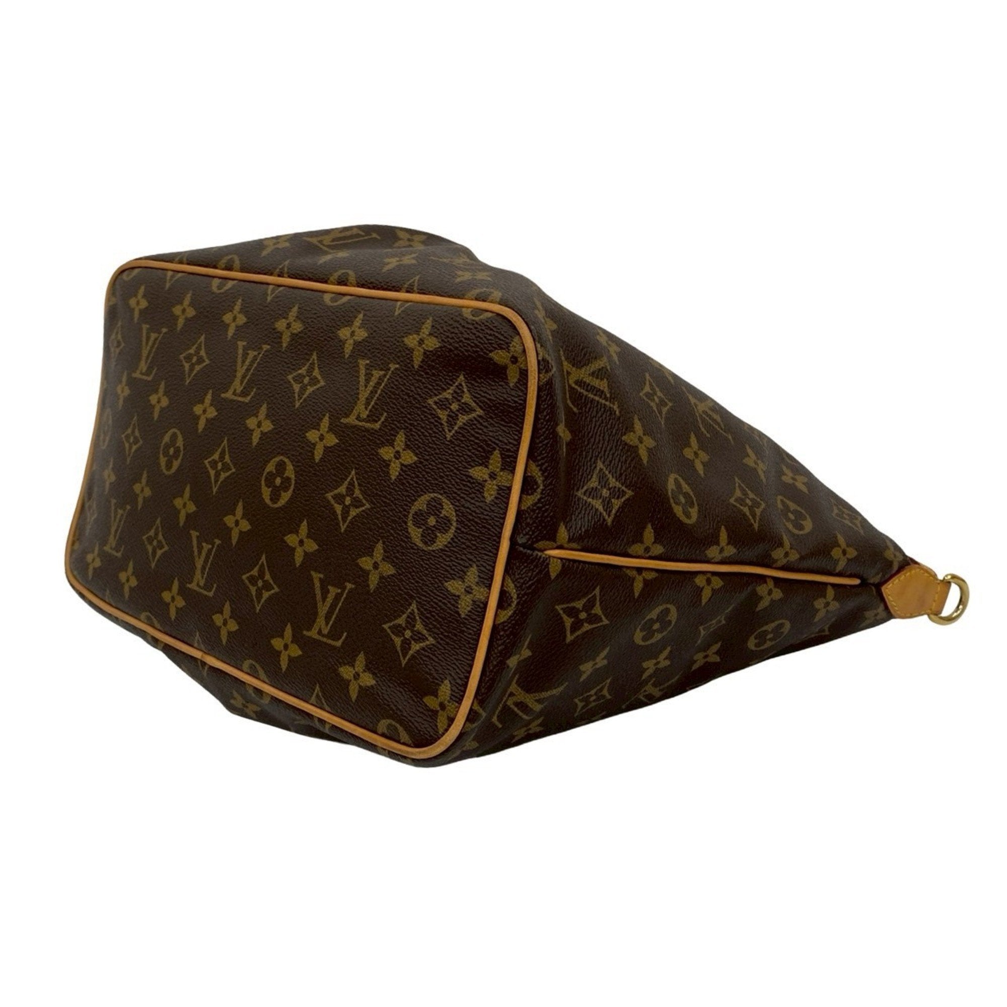 Louis Vuitton Brown Leather Pvc Handbag Shoulder Bag