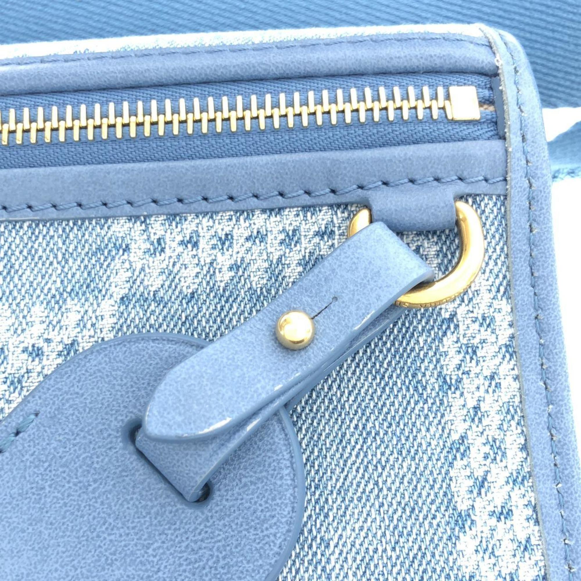 Louis Vuitton Blue Denim Canvas Shoulder Bag