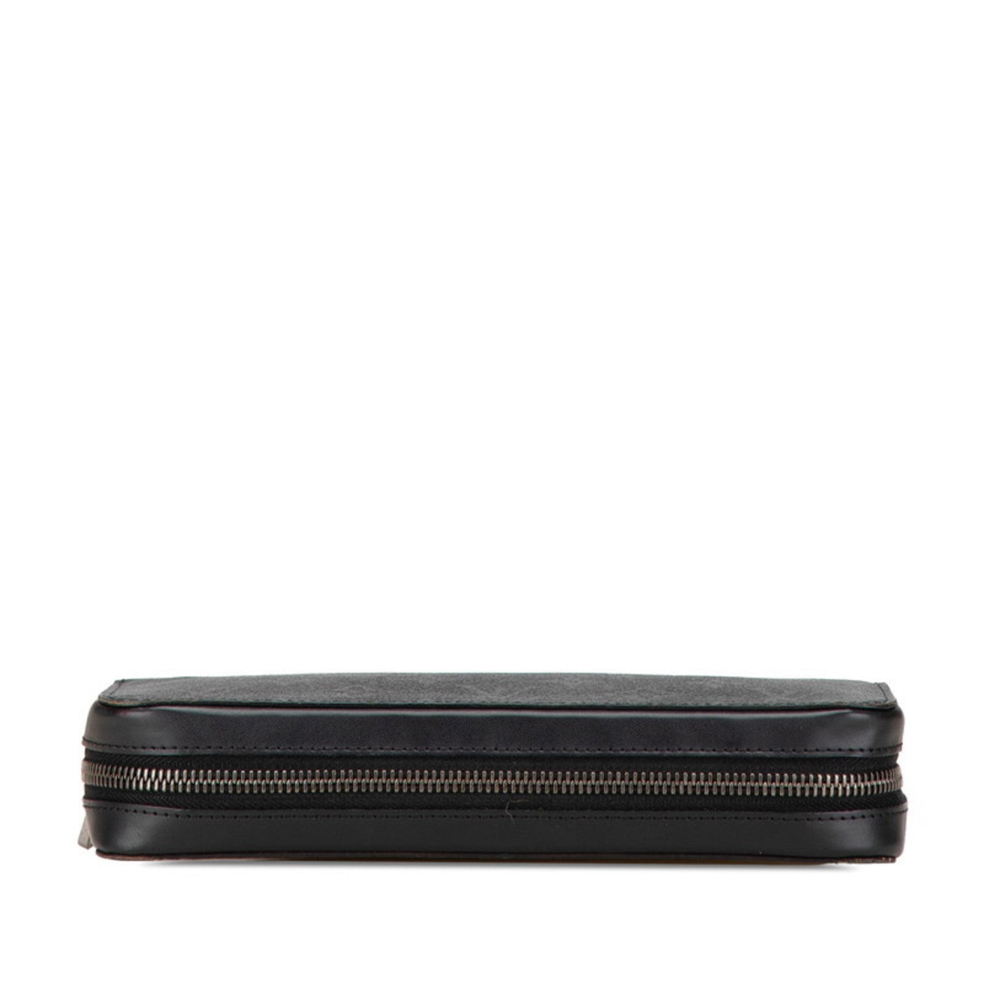 Louis Vuitton Black Pvc Leather Long Wallet