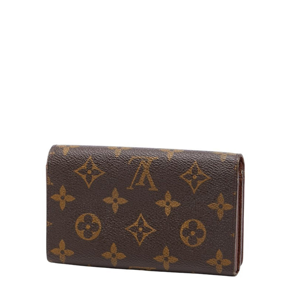 Louis Vuitton Brown Pvc Leather Wallet