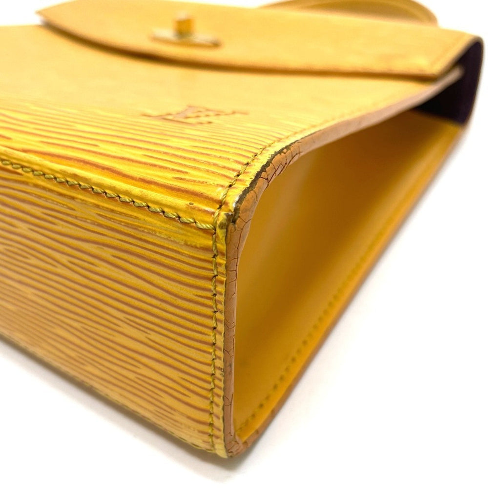 Louis Vuitton Epi Yellow Epi Leather Handbag