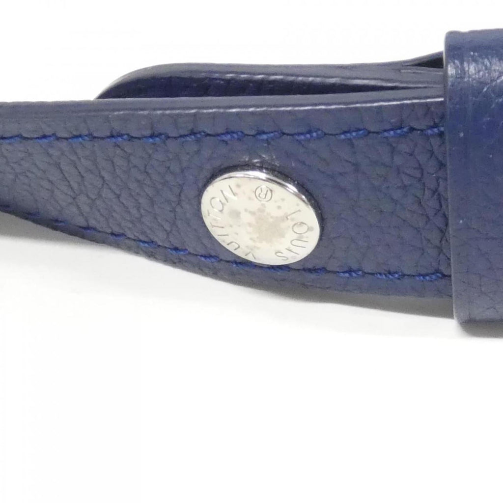 Louis Vuitton Blue Jean Leather Shoulder Bag