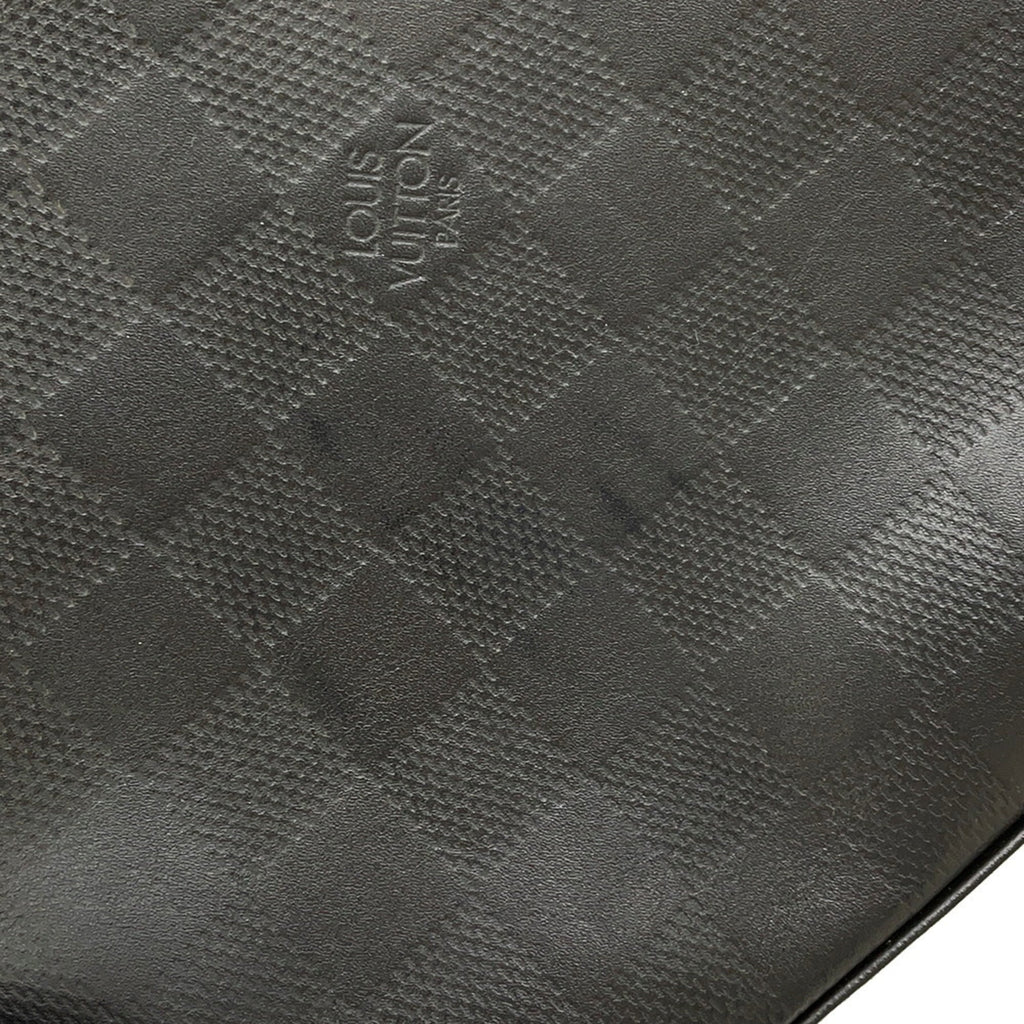 Louis Vuitton Black Damier Canvas Infini Onyx Damier Infini Leather Sling Bag