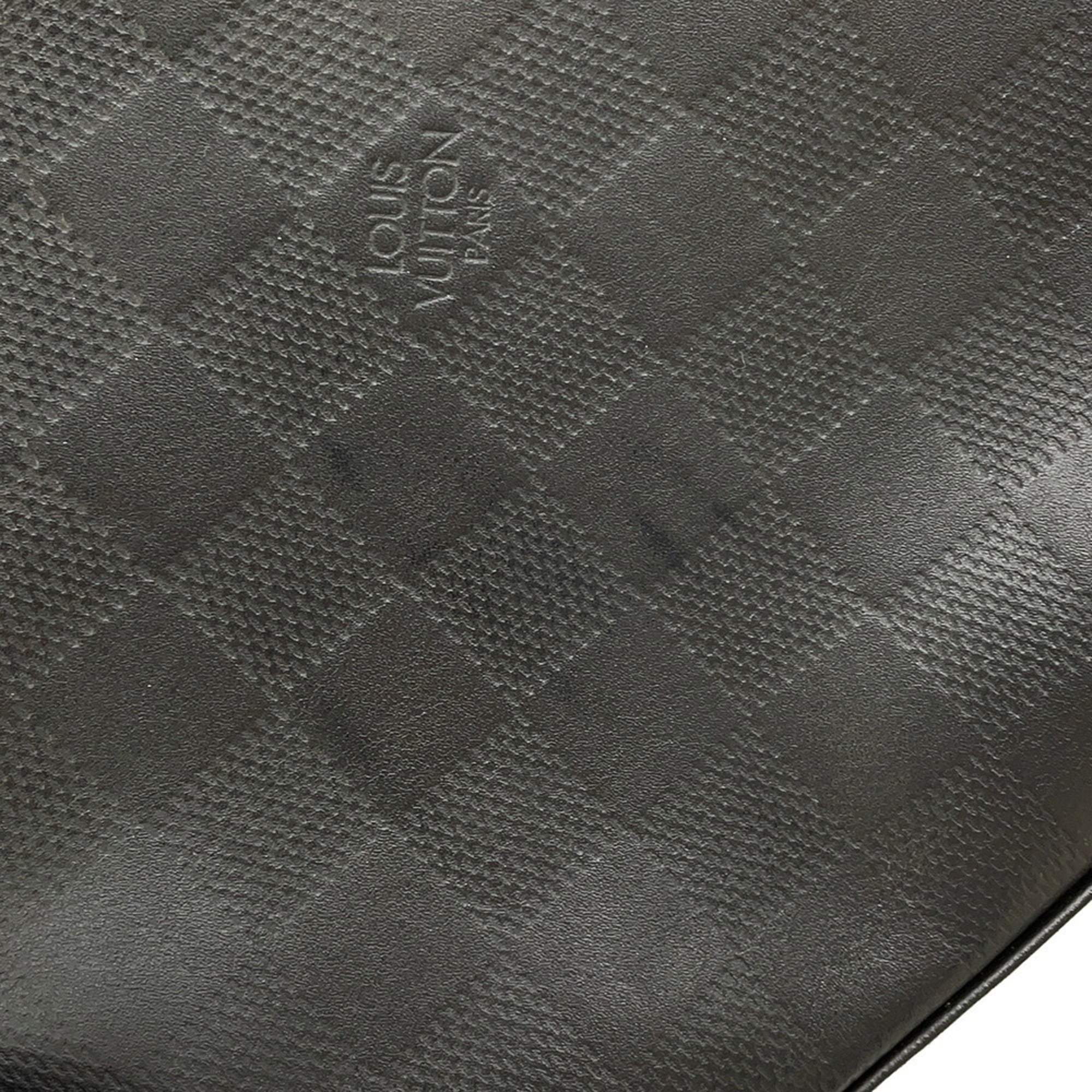 Louis Vuitton Black Damier Canvas Infini Onyx Damier Infini Leather Sling Bag