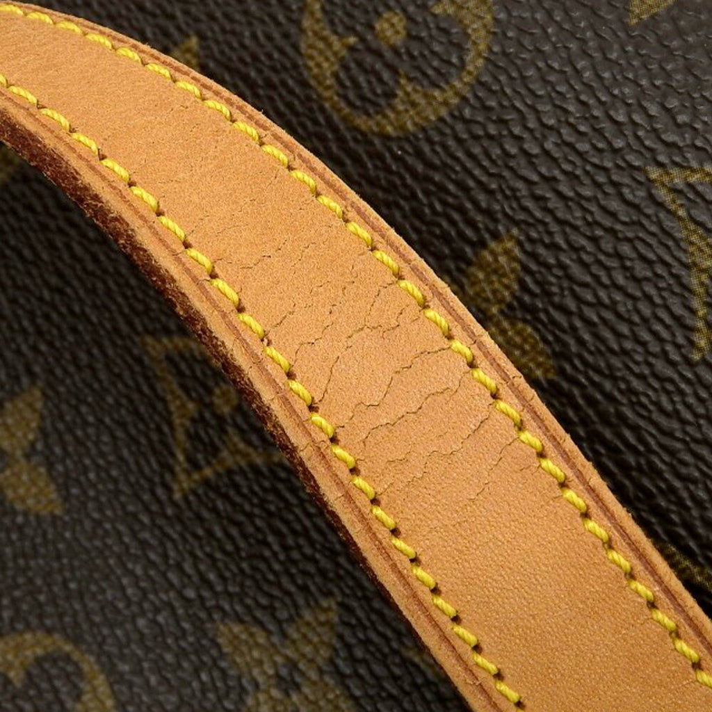 Louis Vuitton Brown Monogram Pvc Leather Shoulder Bag Tote Bag