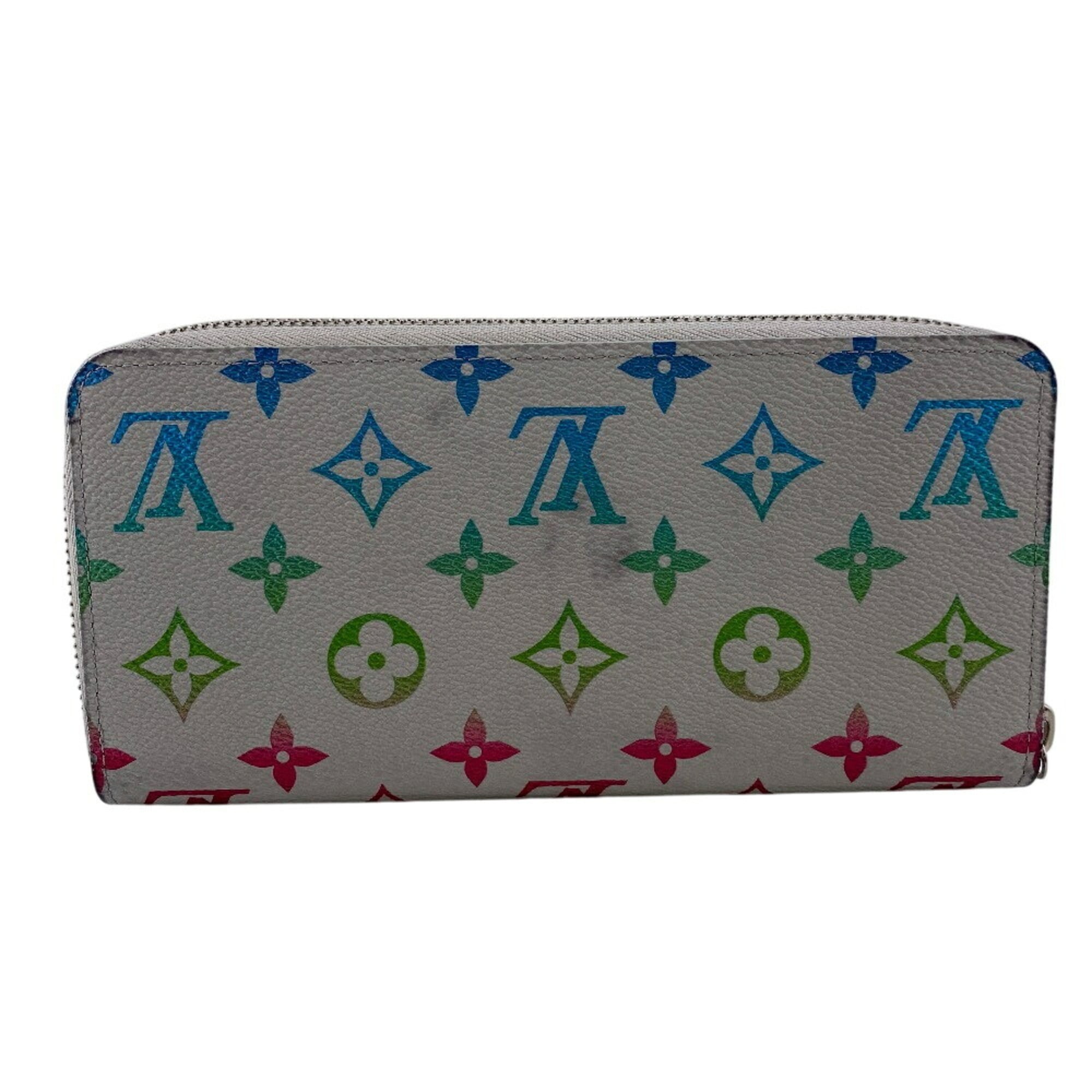 Louis Vuitton Gray Leather Long Wallet