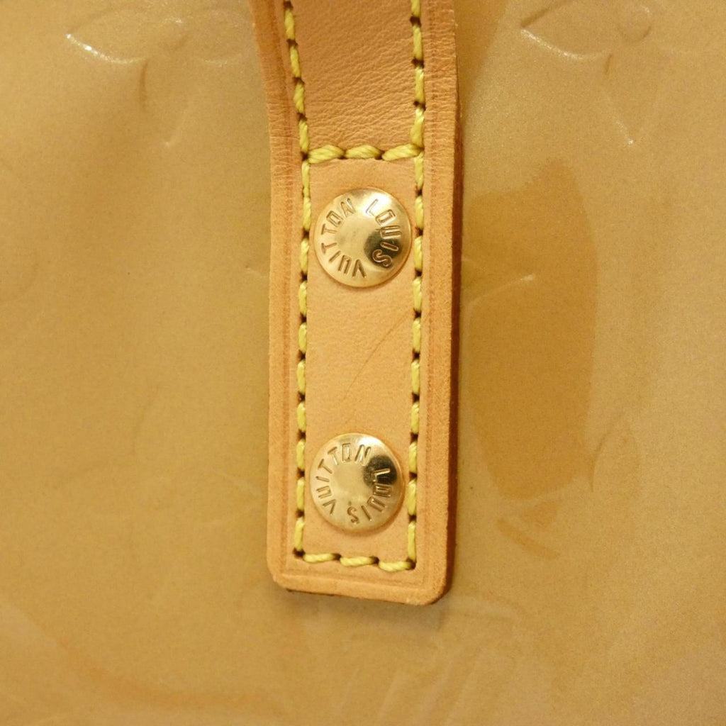 Louis Vuitton Gold Brown Leather Handbag