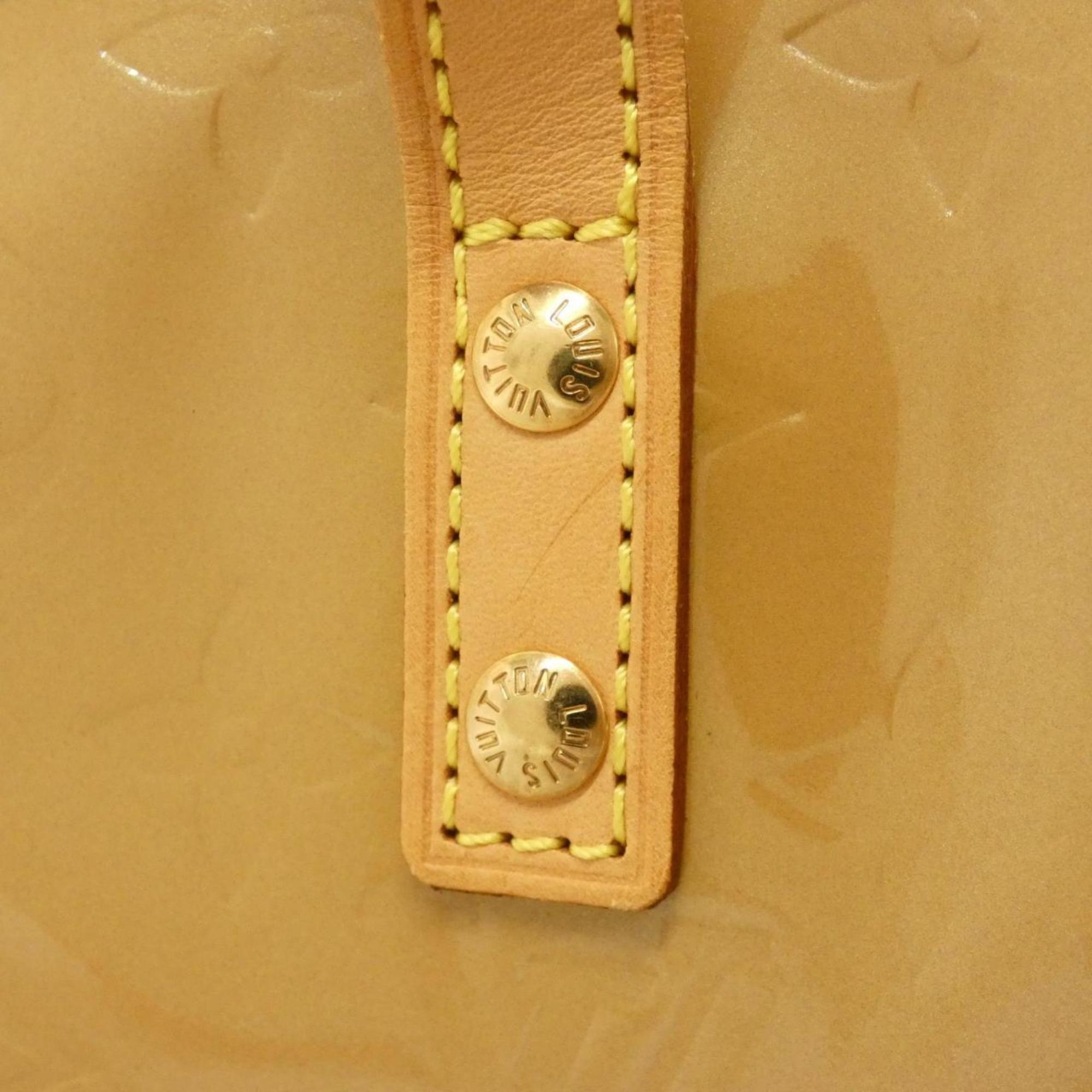 Louis Vuitton Gold Brown Leather Handbag