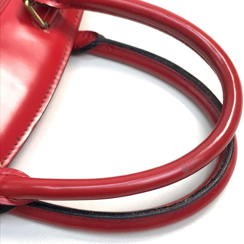 Louis Vuitton Red Leather Handbag