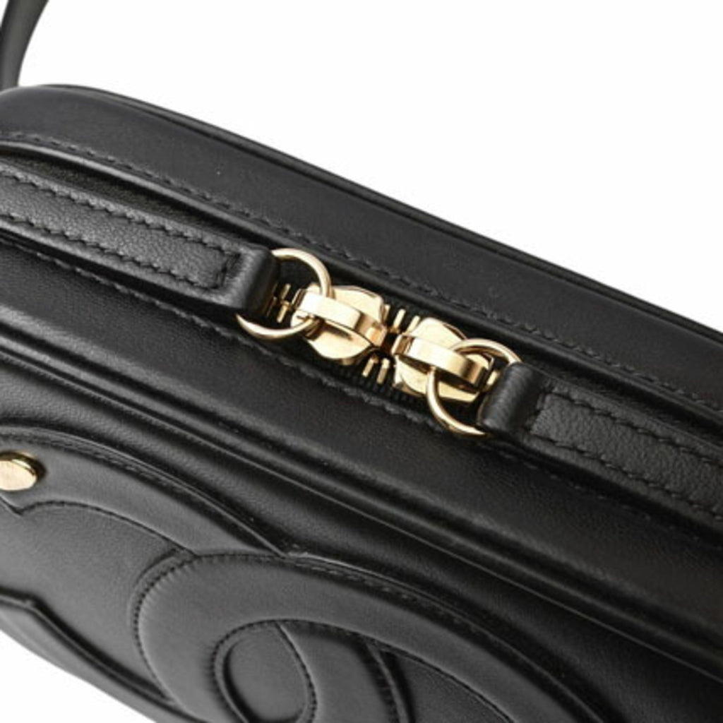 Chanel Black Leather Shoulder Bag