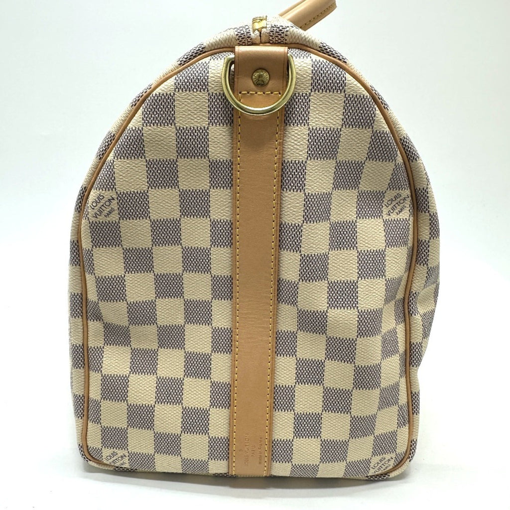 Louis Vuitton White Damier Azur Boston Bag