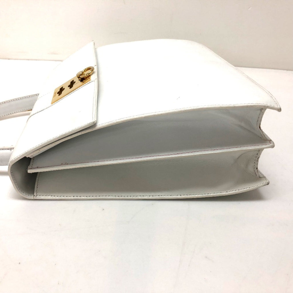 Celine White Leather Handbag