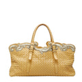 Bottega Veneta Yellow Leather Handbag Tote Bag