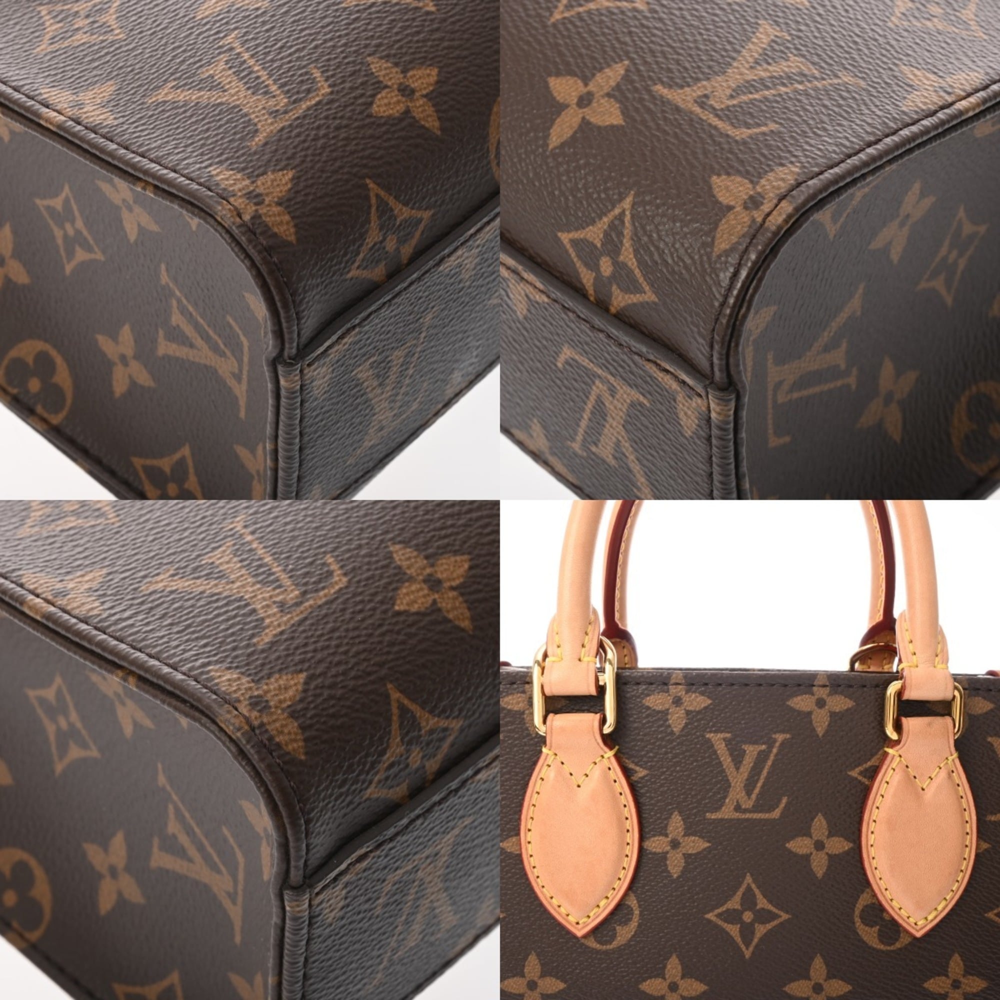 Louis Vuitton Brown Monogram Canvas Tote Bag