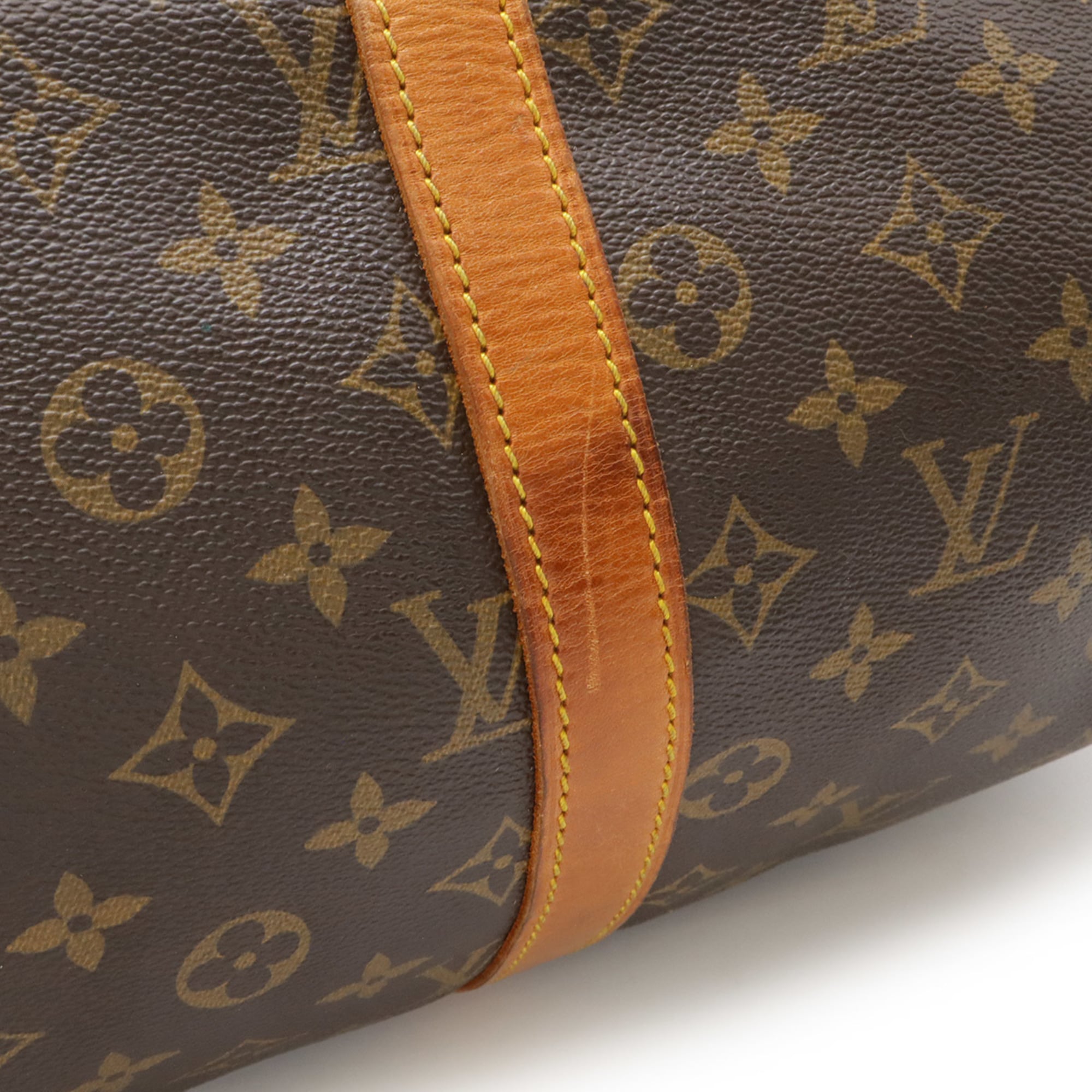 Louis Vuitton Brown Pvc Boston Bag Handbag