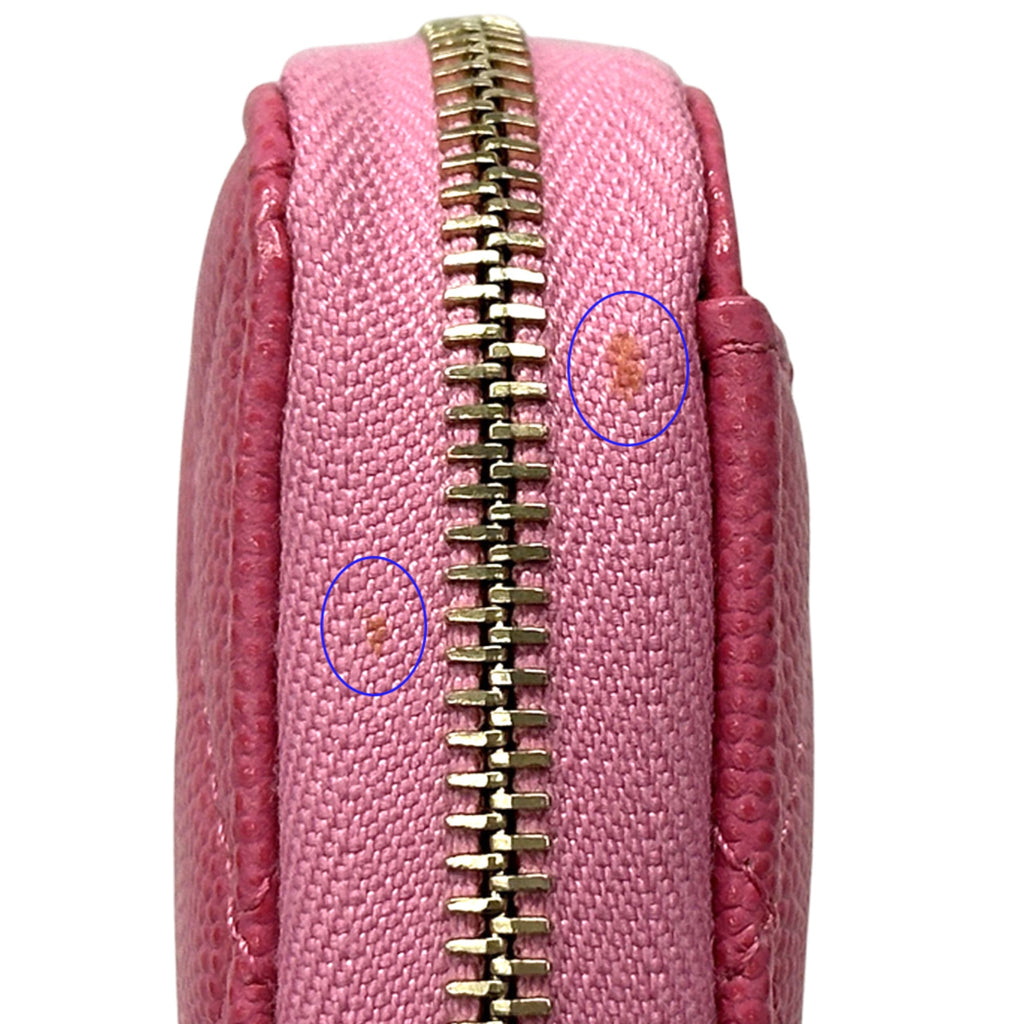Chanel Pink Grained Calfskin